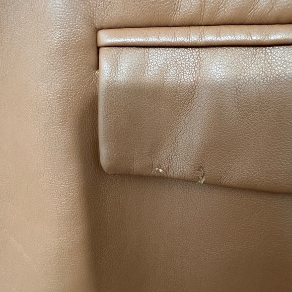 A&F Vegan Leather Blazer - Picture 4 of 4